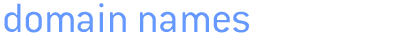 domains names