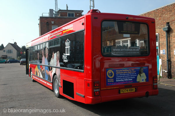 Peace Hospice bus livery