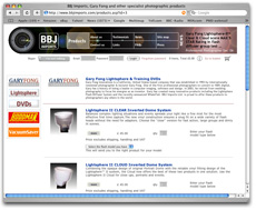 BBJ Imports webiste