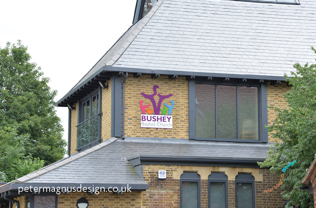 church building signs bushey herts