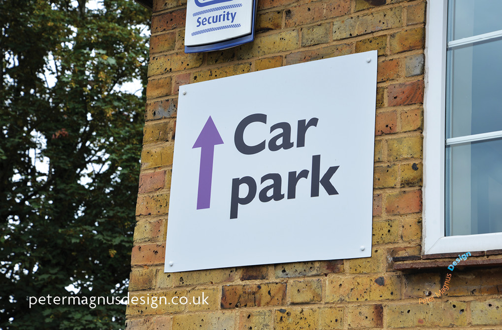 Church building signs Bushey, Herts