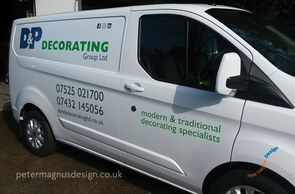 Design for vehicle signs in Watford