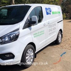 Peter Magnus Design – van sign design & production & application, Watford, Herts