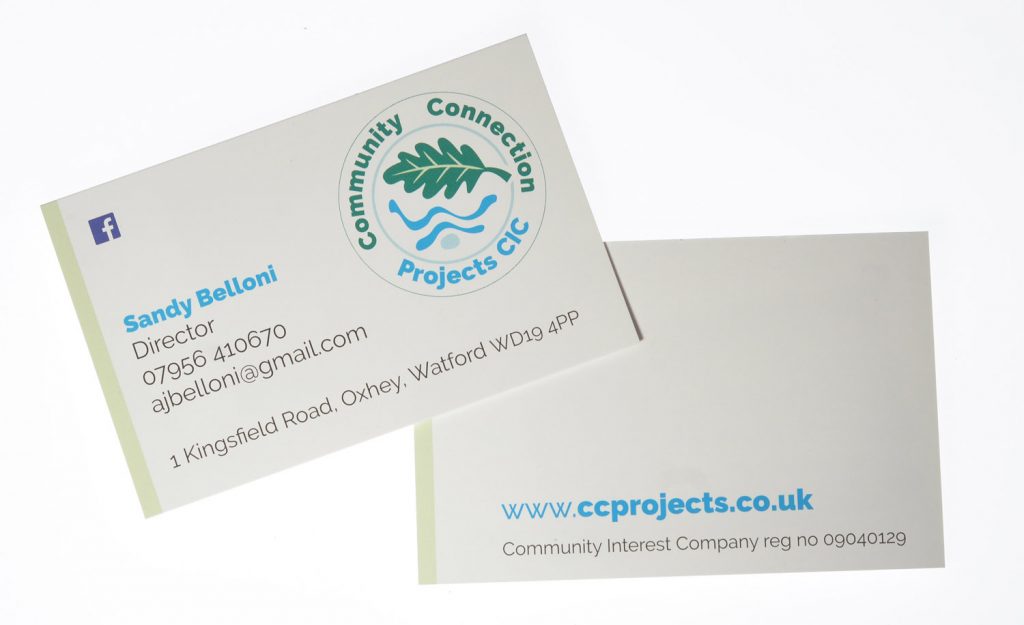 Peter Magnus Design, Watford business cards & stationery