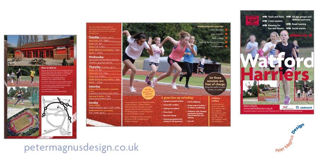 Watford Harriers sports clubs graphics – Peter Magnus Design – 014