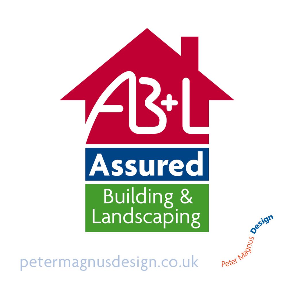 Logo designed for Assured Building & Landscaping, Watford based landscapers & builders